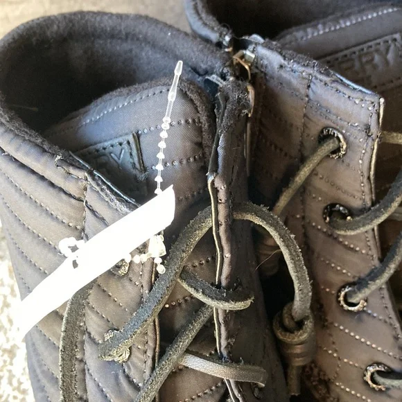 🆕🖤SPERRY BLACK WOMENS RAIN BOOTS - Picture 8 of 8